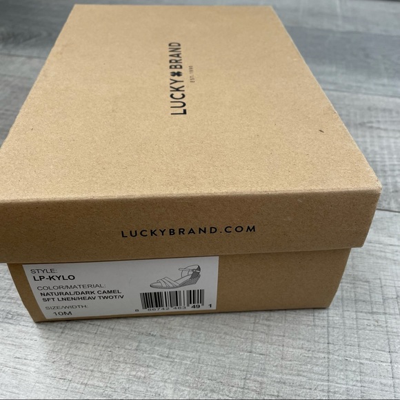 LUCKYBRAND LP-Kylo Wedge Espadrilles Sandals Size 10M - Picture 7 of 8